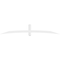 Ekena Millwork Bellingham Architectural Grade PVC Gable Bracket, 108"W x 18"H x 2"D x 4"F, 4/12 Pitch GBP108X18X0204BEL00 - alternate 3